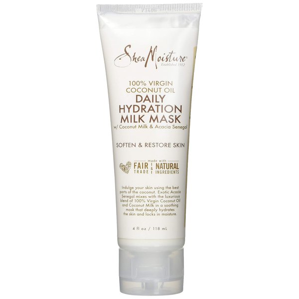 Shea Moisture 100% Virgin Coconut Oil Daily Hydration Milk Mask, 4 Ounce