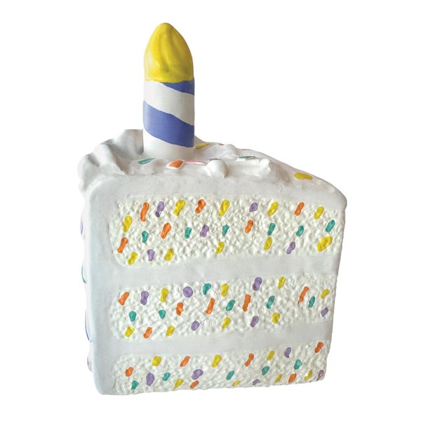 foufouBRAND Unisex Birthday Cake Chew Toy, 6-inch Height, Pet Accessories