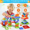 Doloowee 30 Pcs Montessori Toys Stacking Toys Building Blocks Leraning Toys for Toddlers 1-3 3-5 Girls Boys Gift Christmas Stocking Stuffers Preschool Educational