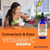 Liquid Vitamin C Drops - VIT C - 99% Pure Ascorbic Acid - for Adults and Kids - Organic, Non-GMO, Vegan - Bioactive Vitamin C Liquid Supplement - Skin Health, Immune Support, Antioxidants - 4oz