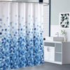 ARICHOMY Shower Curtain, Polyester Farmhouse Shower Curtain Set Bathroom Fabric Fall Curtains Waterproof Colorful Funny with Standard Size 72 by 72 (Blue)…