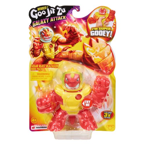 Heroes of Goo Jit Zu Galaxy Attack, Action Figure - Solar Blast Blazagon