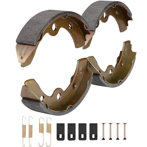 10L0L Golf Cart Brake Shoes Kit for Club Car DS & Carryall 1981-1994 OEM 101146302 101880701, EZGO XI-Serial 1983-1986, Yamaha G1 1978-1980, etc