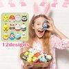 Gemscream 36 Pcs Easter Stress Relief Squeeze Eggs Slow Rising Sensory Play Easter Toys Easter Egg Fillers Easter Basket Stuffers for Kids Boys Girls Toddler Adults Party Favors