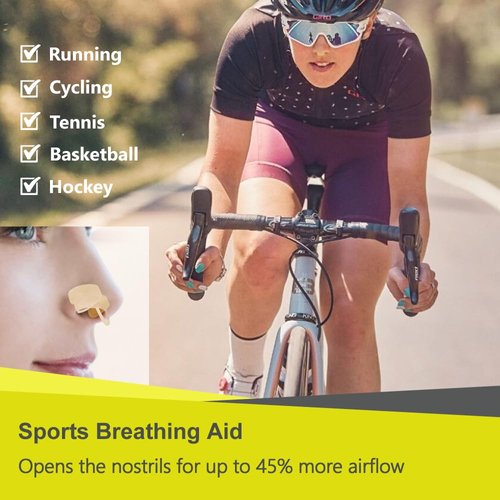 WoodyKnows Racer Nasal Dilator, Model 2024 Standard, Improves Sports Airflow, Nasal Congestion aid (M 3Pack)