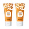 Orange Exfoliating Gel, Moisturizer Face Body Scrub Gel,Deep Cleansing Moisturizing Facial Exfoliator,Natural Orange Peeling Gel Face Scrub (2PCS)
