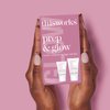 THISWORKS Prep and Glow Gift Set - Travel Size Kit with Perfect Legs Skin Miracle and Perfect Heels Rescue Balm Foot Cream - Nourishing & Hydrating Bodycare Duo
