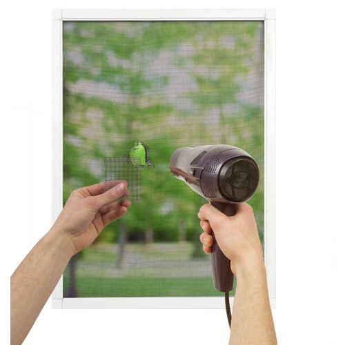 Screenmend 857101004549 Window Screen Repair Kit Screenment, 5" x 7" Patch, Silver-Gray (Packaging may vary)