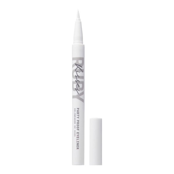 Ruby Kisses Party Proof Eyeliner, Pastel Colors Premium Felt-tip Waterproof Long-lasting Eyeliner (Snow White)