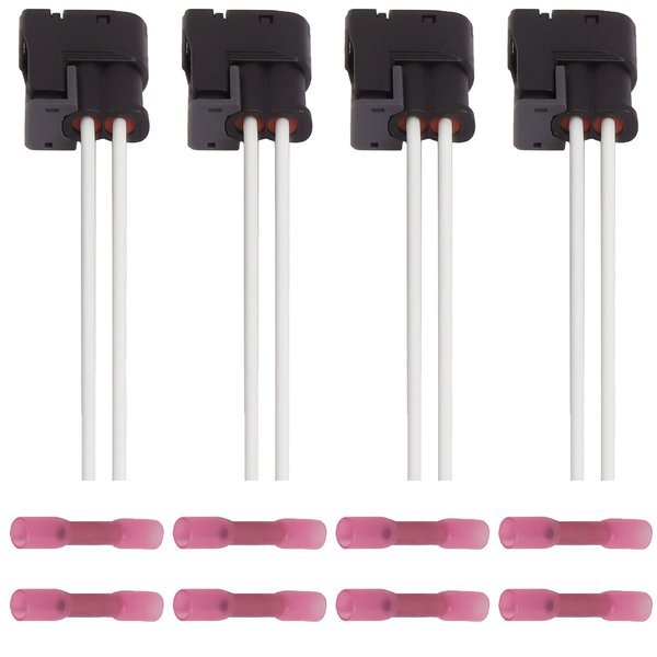 ENA Set of 4 Ignition Coil Connector Compatible With Dodge Ford Toyota Kia Volvo Hyundai Intrepid Edge Explorer Camry Optima Santa Fe Sienna Tacoma MKS MKT Rio S80 XC90 L4 V6 3.0L 3.3L 3.5L 4.0L 4.6L