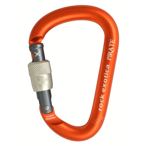 Rock Exotica Pirate Locking Carabiner - Screw-Lock