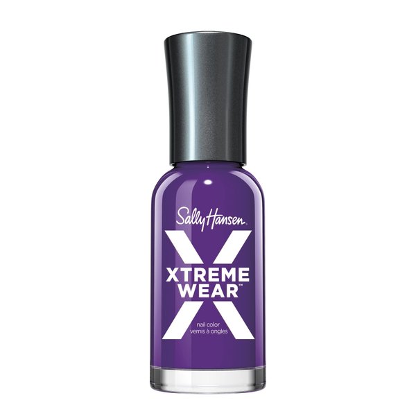 Sally Hansen Xtreme Wear Nail Polish, Streak-Free, Shiny Finish, Long-Lasting Nail Color, Purple Craze, 0.12 fl oz