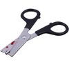 Rotumaty Scary Costume Accessories Bloody Headband (Bloody Knife/Syringe/Scissors) Funny Headwear Through Head Toys for Halloween (Scissors)