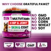 Dog Multivitamin Chewable with Glucosamine - Dog Vitamins and Supplements, Senior & Puppy Multivitamin for Dogs - Pet Chondroitin Hip and Joint Support Health, Immune Booster, Skin, Heart, Probiotics