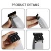 8 Pack Clipper Guards for Wahl Detailer & Andis T Outliner & BaByliss PRO, 1/32" to 11/4" Universal Hair Clipper Guards Set, Snap-on Blade Attachment Combs with Springs for Most Hair Clippers, Black