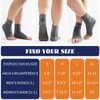 EVOPLECI Ankle Compression Sleeve Open Toe Ankle Compression Socks Plantar Fasciitis Support Brace Ankle Brace for Men Women Arch Support,Injury Recovery,Joint Pain … (M, GRAY-20-30mmHg)