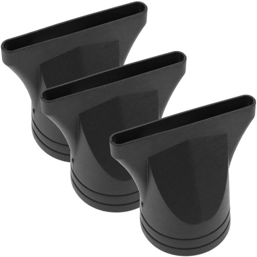 Ipetboom 3 Pcs Hair Dryer Diffuser Plastic Hair Dryer Nozzle Replacement Blow Flat Hairdressing Salon Styling Tool for Hair Dryer, 8X7.5cm, Black