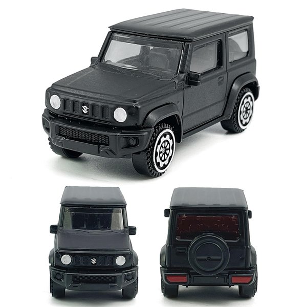 1:48 Scale 2018 Suzuki Jimny Model Car SUV Diecast Toy Cars Metal Alloy Children’s Die-cast Vehicles, Collection for Men, Toys for Boys Kids Gifts, Cake Topper, matt Black