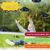 Forest & Twelfth 4" Alien Paratroopers with Parachutes, 12Pcs, Extraterrestrial Toys for Boys & Girls, Space-Themed for Outdoor Play, Collectible Alien Army Men, Throwing Action Figures for Kids