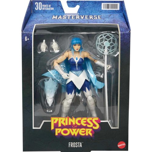 Masters of the Universe Masterverse Action Figure & Accessories, Frosta MOTU Collectible with Articulation & Swappable Parts, 7-inch