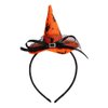ROMODIYA 1 Pack Halloween Costume Hairband Witch Hat Headband Witch Hair Hoops Halloween Costume Accessory for Holiday Halloween Party Supplies Masquerade Witch Hat Headpiece for Women Girls