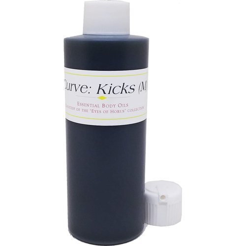 TCEShop Curve: Kicks - Type LC For Men Scented Body Oil Fragrance [Flip Cap - Dark Brown - 4 oz.] - ID#24966