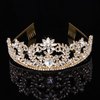 CIEHER Gold Crowns for Women Girls Gold Crown Princess Crown Tiaras for Women Girls Gold Tiara Wedding Prom Quinceanera Birthday Crown Gifts Hair Accessories for Women Girls