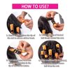 100pcs Perm Rods Set for Natural Hair 5 Sizes Cold Wave Rods Hair Rollers for Women Hair Curling Rods for Long Medium Small Hair Curler Styling DIY Hairdressing Tools（Orange+Purple+Gray+Blue+Yellow）
