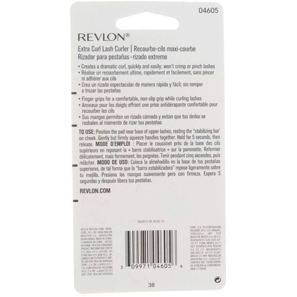 Revlon Beauty Shapers Eyelash Curler, Extra Curl (Pack of 3)