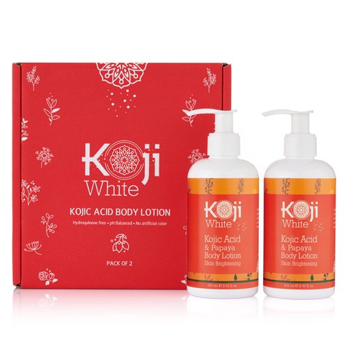 Koji White Kojic Acid &amp; Papaya Body Lotion, Women Gift Sets for Skin Brightening, Moisturizer, No...