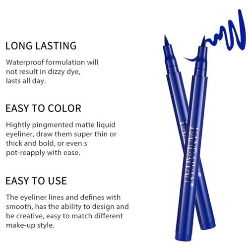 ONarisae liquid eyeliner waterproof eyeliner Pigmented smudge proof eye liner liquid liner Green