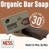 Ness Mens Soap Bar - Cedar & Citrus Scent, Natural Soap For Men With Organic Ingredients, Mens Bar Soap With Essential Oils, Moisturizing Bar Soap For Men, Handmade In The USA, Cruelty Free, Vegan