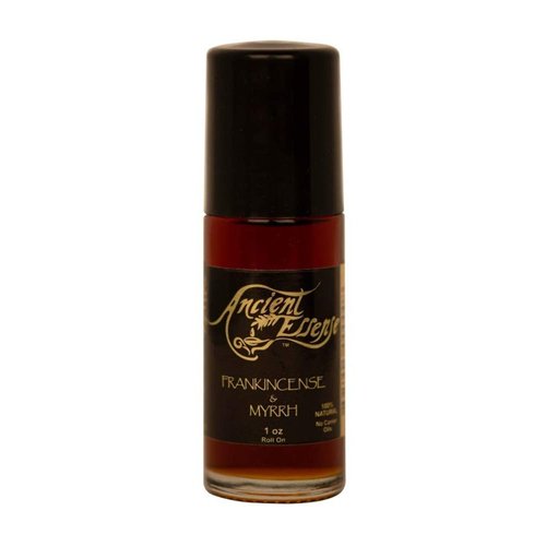 Ancient Essence Pure Frankincense and Myrrh Blend Roll-On Essential Oil Blend Natural Aromatherapy for Mind and Body Harmony - 1 Oz