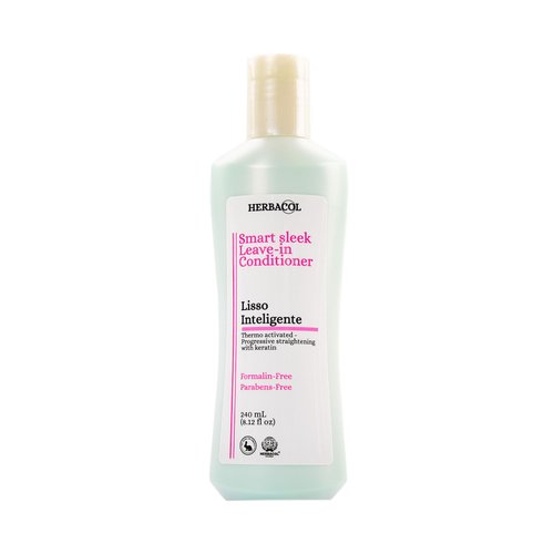 Herbacol Lisso Inteligente Tratamiento | Leave-in Cream Thermoprotector | Natural Keratin Treatment | Anti-Frizz | 8.1 Fl Oz