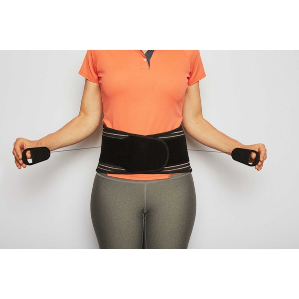 Comfort Compression Back Brace, Small (S fits Waist Circumference of 26"-32") Black Lower Back Brace - Clinically Proven to Help and Support Your Active Life Style and Reduce Pain