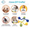 Glaciart One Catnip Wool Balls - Hanging Cat Toys for Indoor Cats, 100% Natural Wool - Hanging or Sliding Cat Ball Toy, Interactive Kitten Toy for Door Handles, Wall Hooks, Gift for Cats - Set of 3
