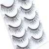 Rneracle Sparkling Glitter Sequins Lashes - 5 Pairs of LASH CLUSTERS, INDIVIDUAL LASHES, NATURAL LASHES, CLUSTER LASHES, EYE LASHES for a Festive Atmosphere - Perfect for Anyone!
