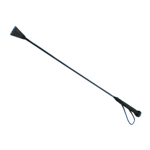 BLACK Riding Crop Horse Whip With Leather Slapper Nice Quality The Real THING NOT COSTUME JUNK!