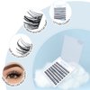 Lash Clusters 84 Pcs Cluster Lashes Eyelash Clusters DIY Cluster Eyelash Extensions Individual Lashes Thin Band & Soft(Mist,D-8-16mix)