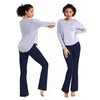 BUBBLELIME 29"/31"/33"/35" 4 Styles Women's Bootcut Yoga Pants Tummy Control - Basic Bootleg_Darknavy L_35" Inseam