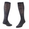 12 PAIR KNEE HIGH DIABETIC SOCKS BLACK BIG MEN PHYSICIAN'S CHOICE OVER THE CALF CREW 13-15