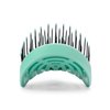 NuWay 4HAIR DoubleC U.S. Patented Double Curved Detangling Brush is Hair Dryer Safe (Mint Green)