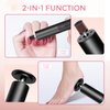 Ranrose Multifunction Electric Callus Remover for Feet - 2 in 1 Rechargeable Portable Electric Foot File with Replaceable Nail Drill Bit - 6 Adjustable Speeds Professional Pedicure Tools for Feet