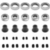 Vgoohobby RC Car Ball Bearings,5x10x4mm 10x15x4mm Deep Groove Metal Shielded Compatible with Traxxas HPI Associated Tamiya Kyosho HSP Redcat RC Car Truck