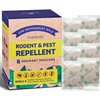 ELEGENZO Mouse Repellent Pouches with Peppermint Oil - Repels Mice, Rats, Squirrels, Roaches, Ants, Spiders, Moths