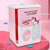 Yoego Piggy Bank for Kids,Electronic Password Piggy Bank Kids Safe Bank Mini ATM Piggy Bank Toy for 3-14 Year Old Boys and Girls (Pink-Unicorn)
