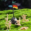 3 otters 300PCS Army Men Toy Soldiers, Plastic Army Men Action Figures 3 Colors Plastic Soldiers Men Soldier Playset for Boys Birthday Gift