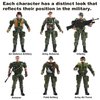 US Army Men and SWAT Team Toy Soldiers Action Figures with Military Weapons Accessories for Kids Boys Girls,12Pcs