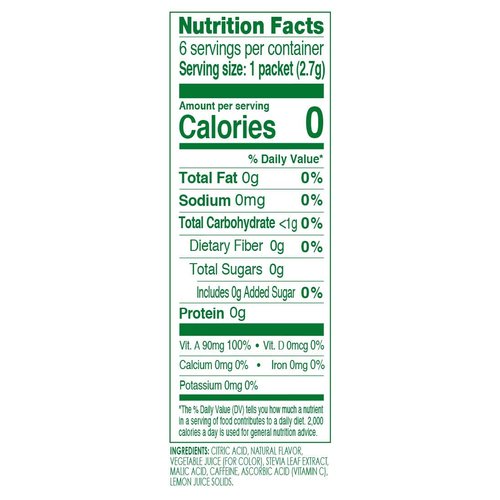 True Lemon (Energy Drinks) Wild Blackberry Pomegranate, Instant Powdered Drink Mix, 6 Count (Pack of 4)