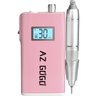 Professional Nail Drill Machine, AZ GOGO 30000RPM Rechargeable Portable Nail Drills for Acrylic Gel Nails - New Upgraded Electric E File with LCD Display(Pink)